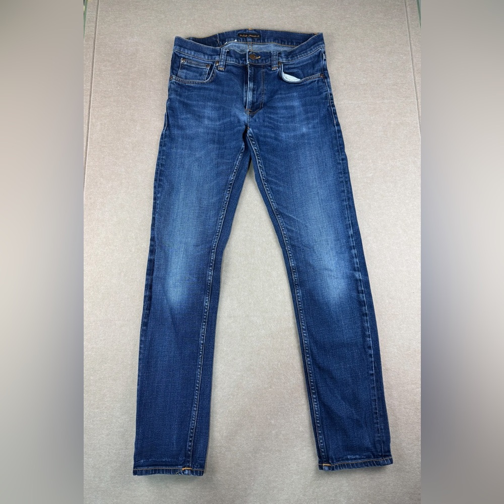 Nudie Jeans Slim Skinny Indigo Blue Denim (31 x 34)